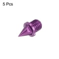 thumbnail image 4 of Track Spikes 1/4 Inch Carbon Steel Lightweight for Sprint Track Shoes, Purple, 5 Pieces, 4 of 6