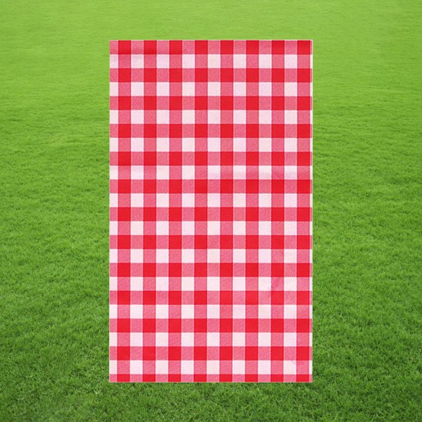 Estera de picnic plegable Estera de playa impermeable para Park Garden (Rojo)