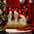 thumbnail image 5 of Qocolhg Christmas Throw Pillow Covers 16x16 inch, Xmas Jesus Throw Pillow Covers, Holy Night Jesus Religious Home Decor, Christian Cushion Case Decor, Winter Throw Pillow Cases Decor, 5 of 5