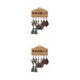 thumbnail image 3 of Pendientes de borla Vintage moda Retro Sonducket 12 Uds alambre borlas gancho, 3 of 6