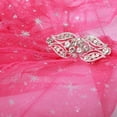 thumbnail image 5 of Jiibva Pink Shiny Hooded Cloak Women Sparkling Star Mesh Cape Costume 150cm, 5 of 6