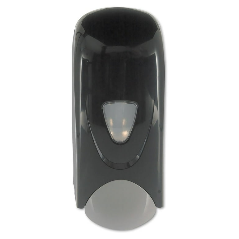 Foam-eeze Bulk Foam Soap Dispenser with Refillable Bottle, 1,000 mL, 4.88 x 4.75 x 11, Black/Gray Foam-eeze Bulk Foam Soap Dispenser with Refillable Bottle, 1,000 mL, 4.88 x 4.75 x 11, Black/Gray