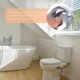 thumbnail image 3 of 1pc Round Toilet Button Replacement Tank Button Durable Toilet Switch for Toilet, 3 of 3