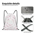 thumbnail image 4 of Fotbe Breast Cancer Awareness (4) Bolsa Mochila con Cordón Estampada, Bolsa de Gimnasio Deportiva, Bolsa Cinch, Bolsa con Cordón para Hombres y Mujeres-Medium, 4 of 6