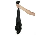 thumbnail image 5 of 24" 7Pcs 16 Clips Long Curly Straight Full Head Clip in Synthetic Hair Extensions Double Weft, 5 of 6
