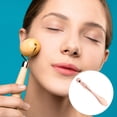 thumbnail image 4 of 1pc Mascarilla para ojos Espátula Cuchara Cuchara Masajeador de ojos Herramientas de belleza para mujeres Señoras Niñas (Oro rosa), 4 of 7