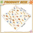 thumbnail image 2 of Animal Parade Kids Wrapping Paper Roll -Mini Roll- 17In x 32.8Ft Cute Animal Parade Premium Gift Packing Wrap Craft Paper for Birthday Baby Shower Party Supplies, 2 of 4