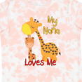 thumbnail image 4 of Inktastic My Nana Loves Me Giraffe Boys or Girls Toddler T-Shirt, 4 of 5