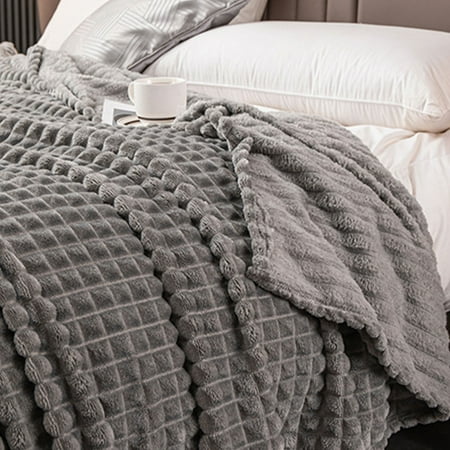 karymi Flannel Blanket 78.7 X 70.8 Inches Universal Bed Blanket Hot Sheet Sofa Blanket Milk Flannel Nap Cover Blanket Weekly flyer