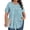 (Fashion 20)Multicolor, variant on Womens Plus Size Tops Tunic Short Sleeve Crew Neck Shirts Floral Print Blouses Loose Summer Tops