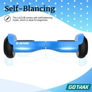 GOTRAX Lil Cub Hoverboard 6.5 Wheels, Max 2.5 Miles, 6.2mph, 44-88lbs Kids, Age 6-12, Blue