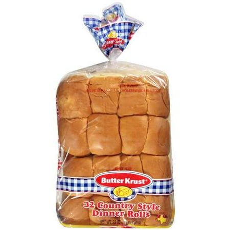 Butter Krust Country Style Dinner Rolls, 32 ct, 32oz