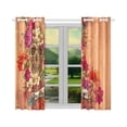 thumbnail image 4 of CADecor Sugar Skull Dia De Los Muertos Window Treatment Panel Curtains Window Curtain Kitchen Curtain,Two Piece 26x39 Inches, 4 of 4