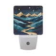 thumbnail image 6 of Yayeee LED Night Light for The Home Plug in With Light Sensors 2 Pack, Dark Mountains, 6 of 6