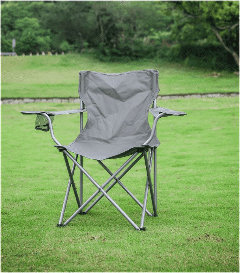 Ozark Trail Quad Folding Camp Chair 2 Pack,with Mesh Cup Holder - image 15 of 17