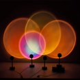 thumbnail image 4 of Sunset Projection Led Light, 90 Degree Rotation Rainbow Sunset Projection Floor Lighting Rainbow Projection Lamp Sunset Projection Lamp, Led Floor Lamp for Living Room Bedroom, 4 of 8
