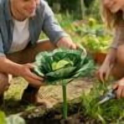 Artificial Decorative Cabbage, Lifelike Green and Purple Variegated Leaves, Maintenance-Free No Watering, for Kitchen Wedding Home Decor Ornament Table Display