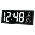 thumbnail image 5 of AcuRite 14.5-Inch LED Digital Clock with Auto-Dimming, Time, Date, Day of the Week, and Temperature (75159MA1), 5 of 7