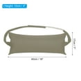 thumbnail image 2 of Uxcell Almohadas de Chaise al Aire Libre, Resistente al Agua con Correa Elástica Ajustable para Silla, Gris Oscuro, 2 of 7