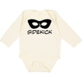 thumbnail image 3 of Inktastic Sidekick Kids Superhero Mask Boys or Girls Long Sleeve Baby Bodysuit, 3 of 5