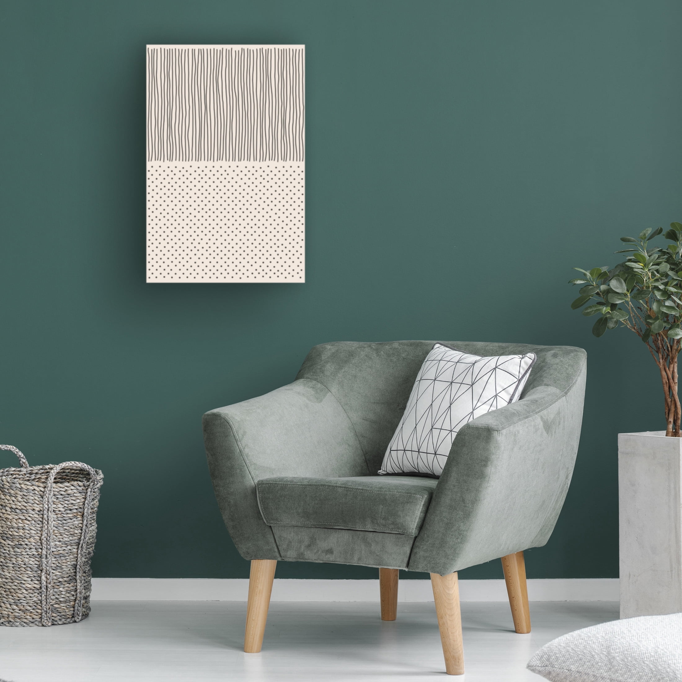 Trademark Fine Art jay stanley Minimal Line Vibes 4 Canvas Wall Art