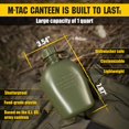 thumbnail image 2 of Botella de agua M-Tac Canteen 1L Olive - Tactical para exteriores, 2 of 7
