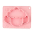 thumbnail image 2 of SPRING PARK Unbreakable Silicone Baby and Toddler Plates Non-Slip Divided Tableware Food Meal Bowl Easy to Clean, 2 of 7