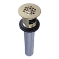 thumbnail image 1 of Kingston Brass KB5007 Grid Drain with Overflow, Brushed Brass, 1 of 1