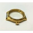 thumbnail image 4 of 316L Stainless Steel Watch Case for ETA 6497/6498 or ST3600/3621 Movement 44mm Size, 18K Gold Plating, Screw-In Back Cover, 4 of 8