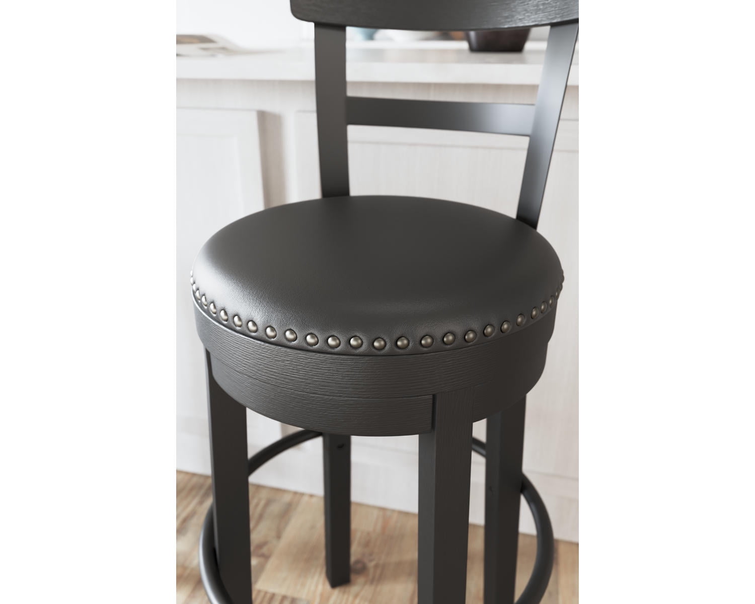 Valebeck tall 2024 upholstered swivel barstool
