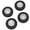 Silver A, variant on 4 pieces 1/24 Rubber Wheels and Tires Fit for Axial SCX24 00002 90081 RC crawler Car Trucks Accessories - Black B