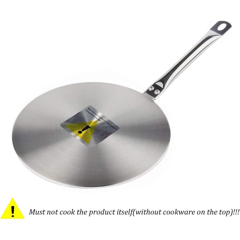 Heat Diffuser for Glass Cooktop,Stainless Steel Heat Diffuser,9.45 inch  Induc