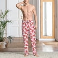 thumbnail image 2 of Balery Cute Watermelon Pantalones de pijama para hombre, pijama ultraligero, pantalón de descanso-Large, 2 of 6