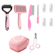 thumbnail image 1 of Cepillos De Baño Para Mascotas Perros Profesional 10 Pzs Kit  Malubero ROSA, 1 of 4