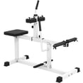 thumbnail image 2 of Soozier Adjustable Steel Seated Calf Raise Exercise Strength Training Gym Equipment, White, 2 of 9