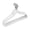 White, variant on Velvet Clothes Hangers, 10 Pack 17.72 in Non-Slip Slim 0.2 in Profile with Notched Shoulders and Pants Bar, Red