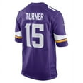 Men's Minnesota_vikings Dallas Turner Purple 2024 NFL Draft First Round