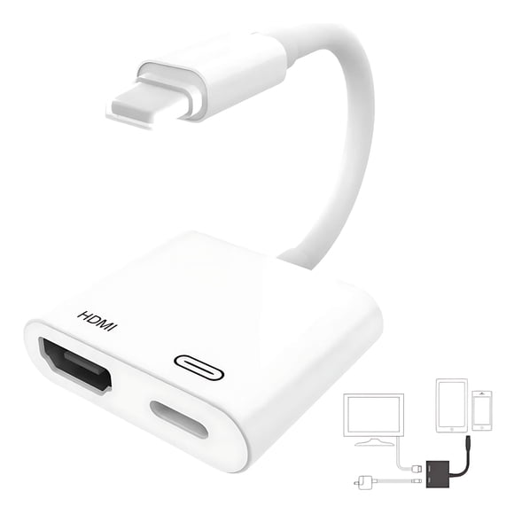 Adaptador Hdmi Lightning Av Digital 1080p MR. GADGETS Para IPhone IPad