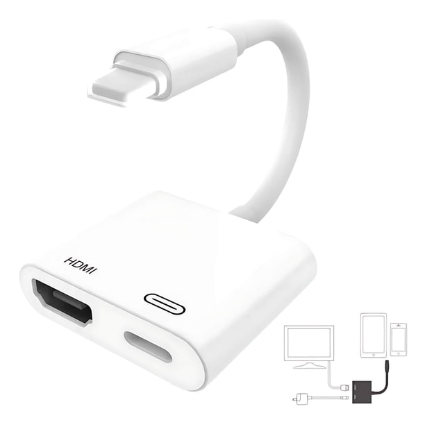 Adaptador Hdmi Lightning Av Digital 1080p MR. GADGETS Para IPhone IPad