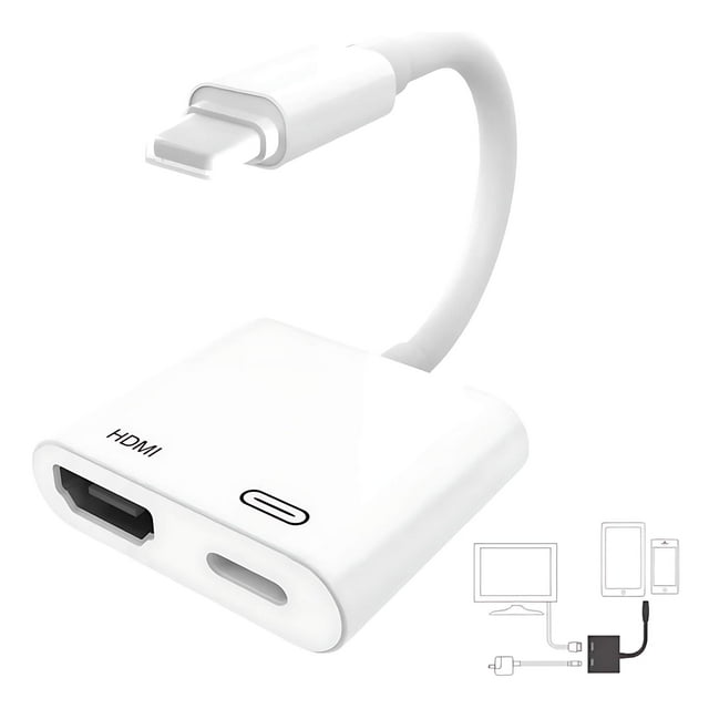 Adaptador Hdmi Lightning Av Digital 1080p MR. GADGETS Para IPhone IPad