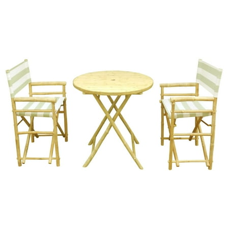 Phat Tommy Foldable 3 Piece Patio Bistro Set
