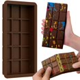 thumbnail image 1 of Molde para barras de chocolate BABORUI, molde profundo para barras de chocolate, 1,2 cm, 1 of 8
