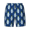 thumbnail image 5 of Rocae Beautiful King Penguin Pattern for Men's Swim Trunks Quick Dry With Two Side Pockets and One Lined Patch Pocket3X-Large, 5 of 9