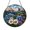 Acrylic 3.5 Inch, variant on Bright Meadow Wildflower Suncatcher Round Window Panel Ornament Art