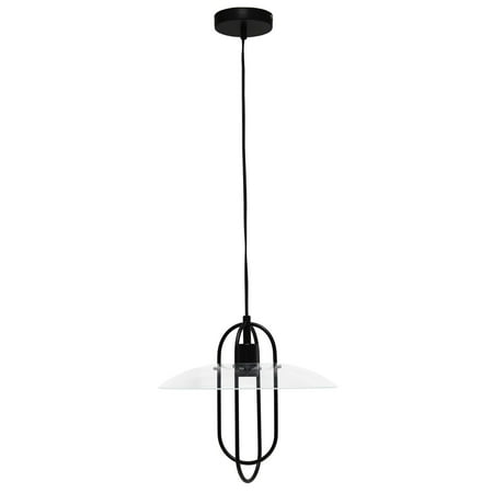 

Mod Lighting and Decor 45 Black Elongated Hanging Pendant Ceiling Light Fixture