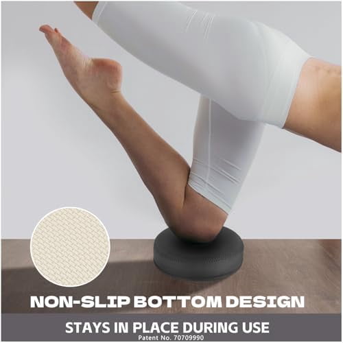 Yoga Knee Pad, 1.57 Inch Thick, Memory Foam and EPE Foam, Waterproof and Non-Slip, for Knees Elbows Wrist Hands Head Yoga Pilates Work Out Kneeling Pad, Exercise Mat 2