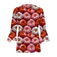 thumbnail image 5 of LOVZFMLL Cardigan pour Femmes 2025 Halloween Boutons Cardigan Imprimé Citrouilles Manches 3/4 Col Décontracté, 5 of 5