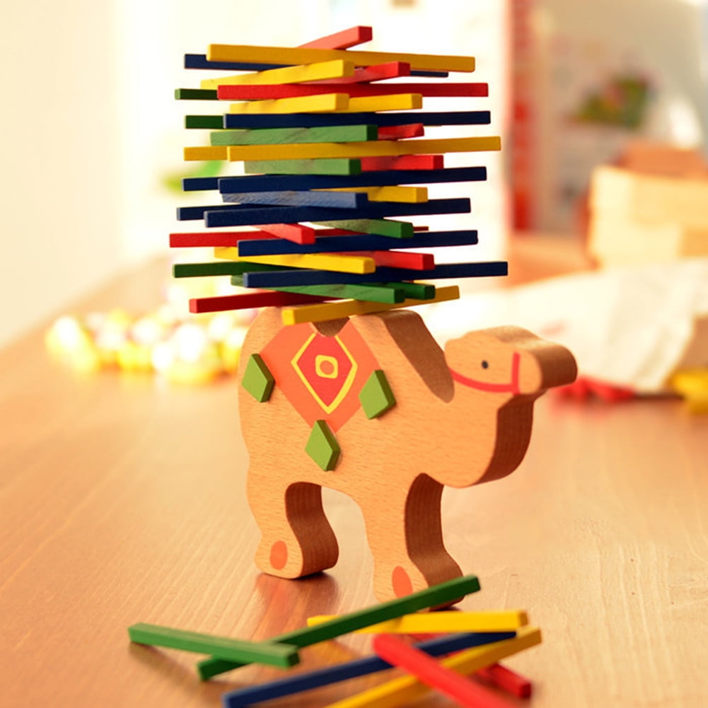 Wooden toy Wooden puzzles Wood balance Animals balancer  3D toys Handmade