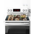 thumbnail image 2 of Stove Top Covers for Electric Stove 36x21 Inches, Western Texas Stars Heat Insulation Fireproof Glass Cooktop Protector, Farmhouse Vintage Wooden Plank Countertop Stovetop Cover for Kitchen, 2 of 8