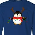 thumbnail image 4 of Inktastic Penguin Xmas Long Sleeve Youth T-Shirt, 4 of 5